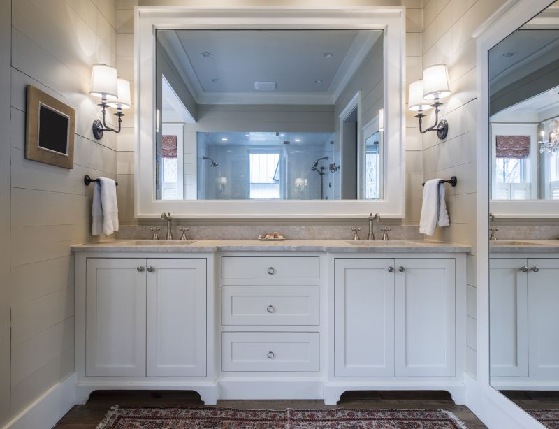 Floating Vanity with Modern Fixtures